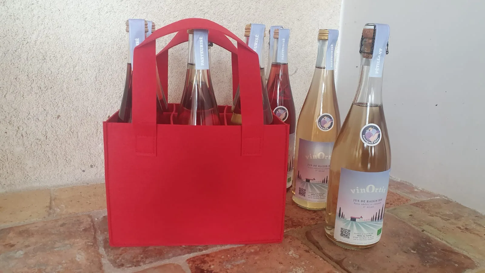 Présentation des bouteilles