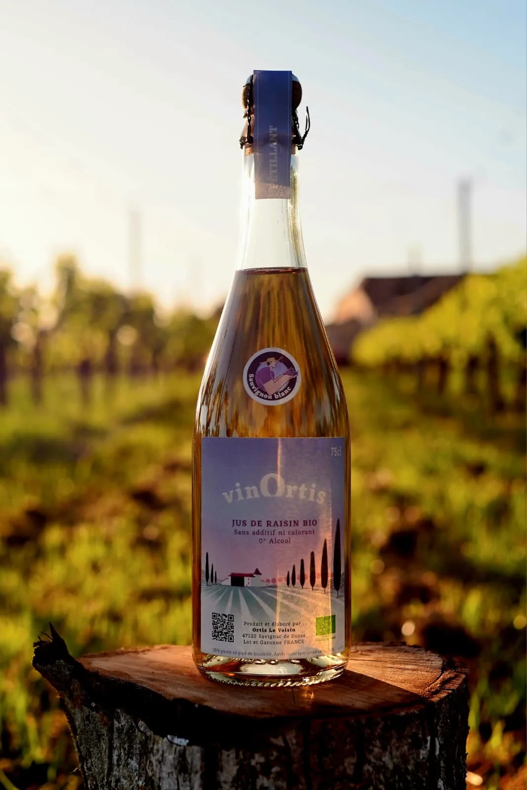 Etiquette Sauvignon blanc petillant